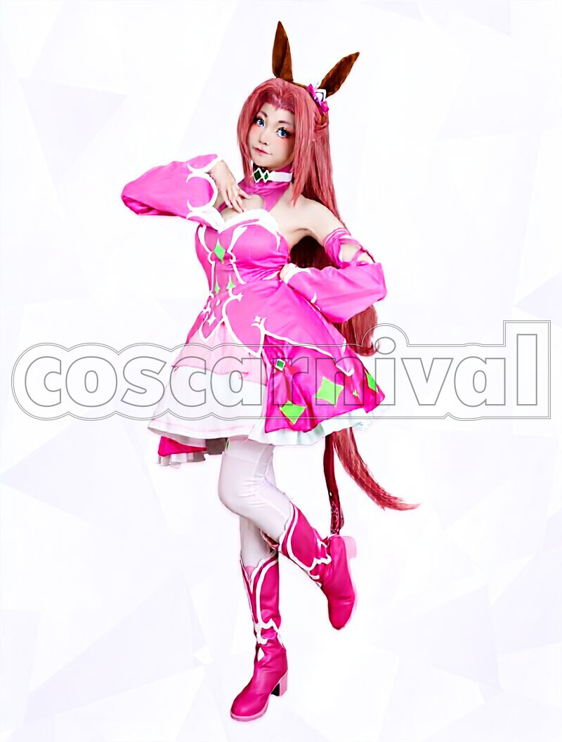 Kawakami Princess Race Outfit Cosplay cosplay costume from Umamusume: Pretty Derby, front view 4