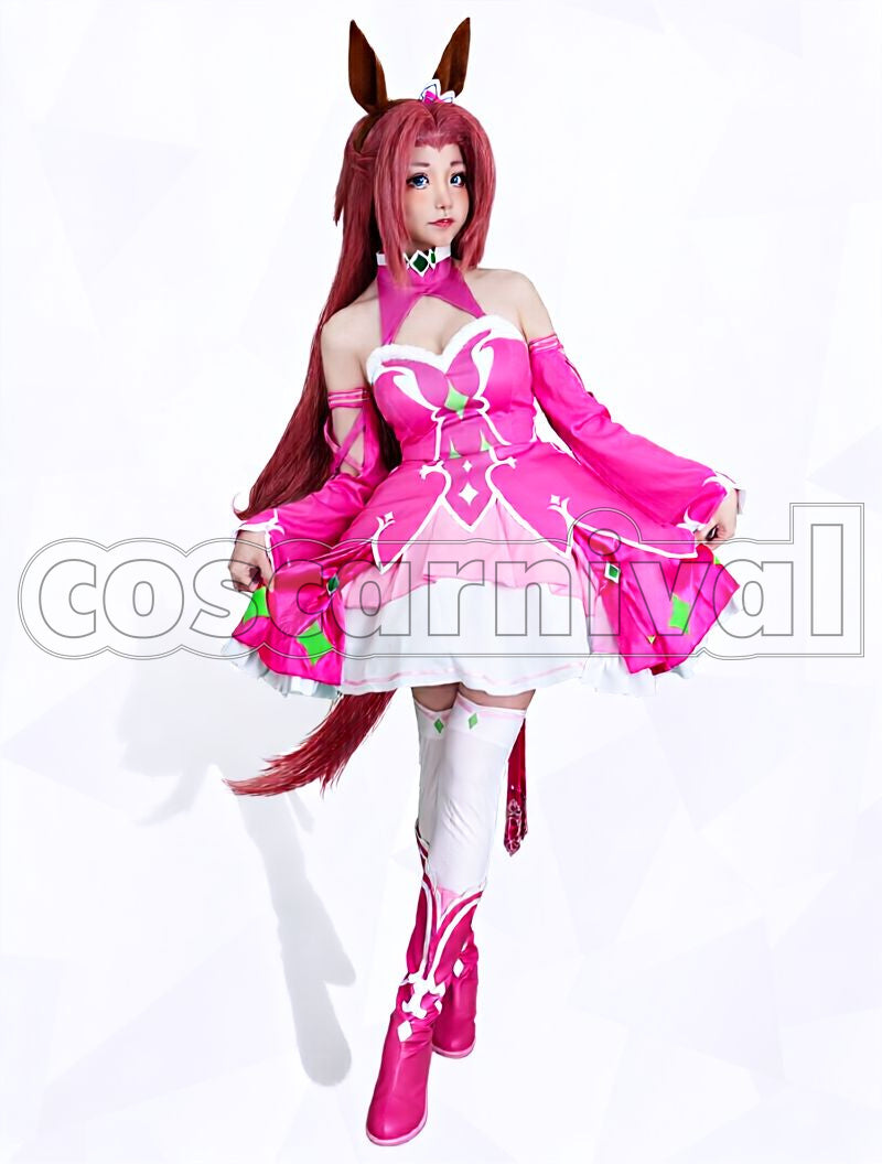 Kawakami Princess Race Outfit Cosplay cosplay costume from Umamusume: Pretty Derby, front view 6