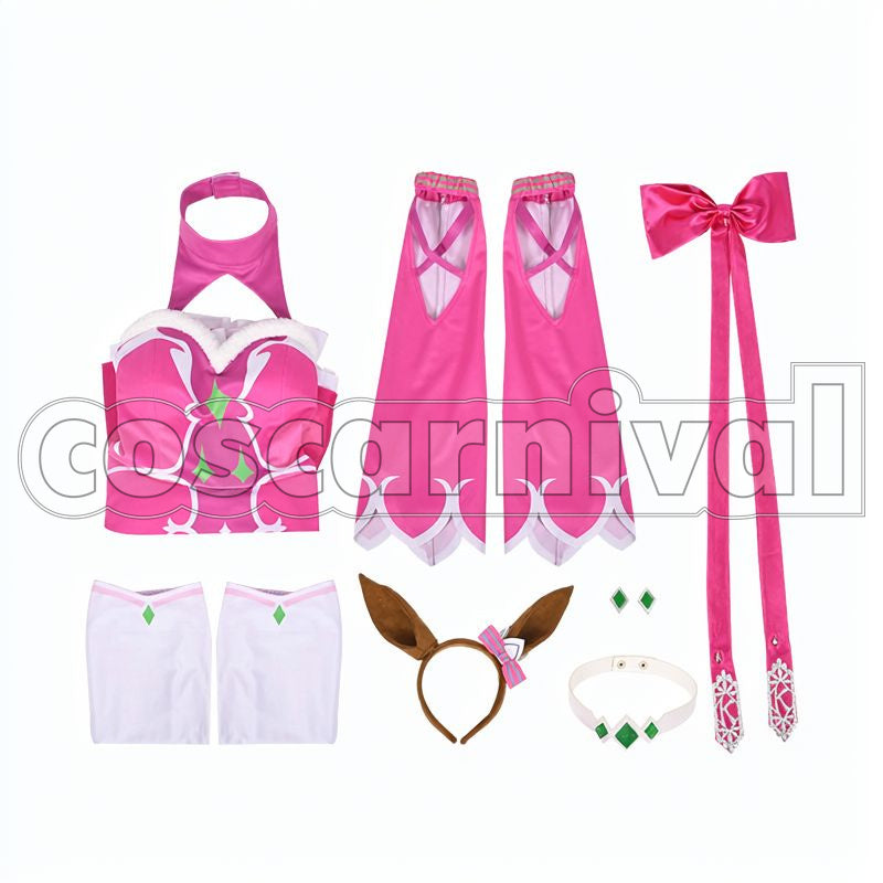Kawakami Princess Race Outfit Cosplay cosplay costume from Umamusume: Pretty Derby, set view