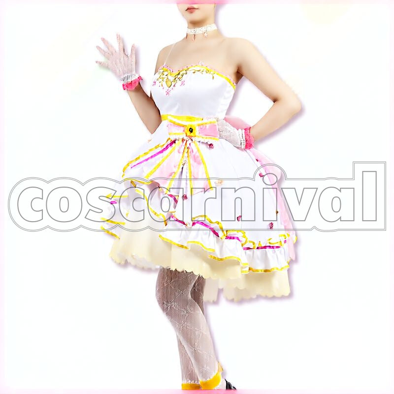 Mayano Top Gun Sunlight Bouquet Cosplay cosplay costume from Umamusume: Pretty Derby, front view 3