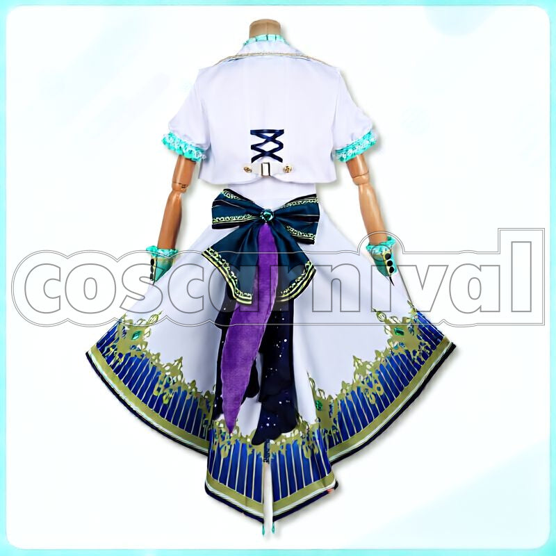Mejiro McQueen End of the Skies Cosplay cosplay costume from Umamusume: Pretty Derby, back view 1