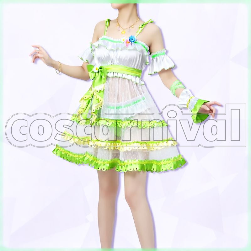 Mejiro McQueen Fair Lady of the Waves Swimsuit Cosplay cosplay costume from Umamusume: Pretty Derby, front view 2