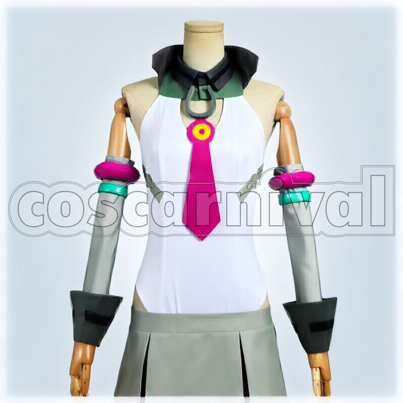 Mihono Bourbon Race Outfit Cosplay cosplay costume from Umamusume: Pretty Derby, front view 1