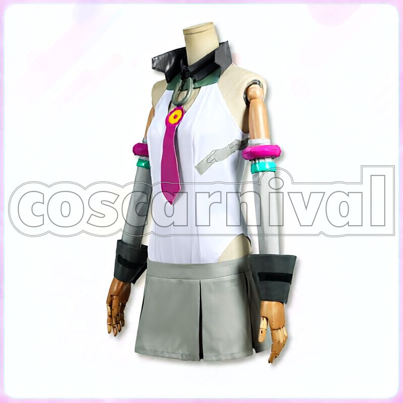 Mihono Bourbon Race Outfit Cosplay cosplay costume from Umamusume: Pretty Derby, front view 3