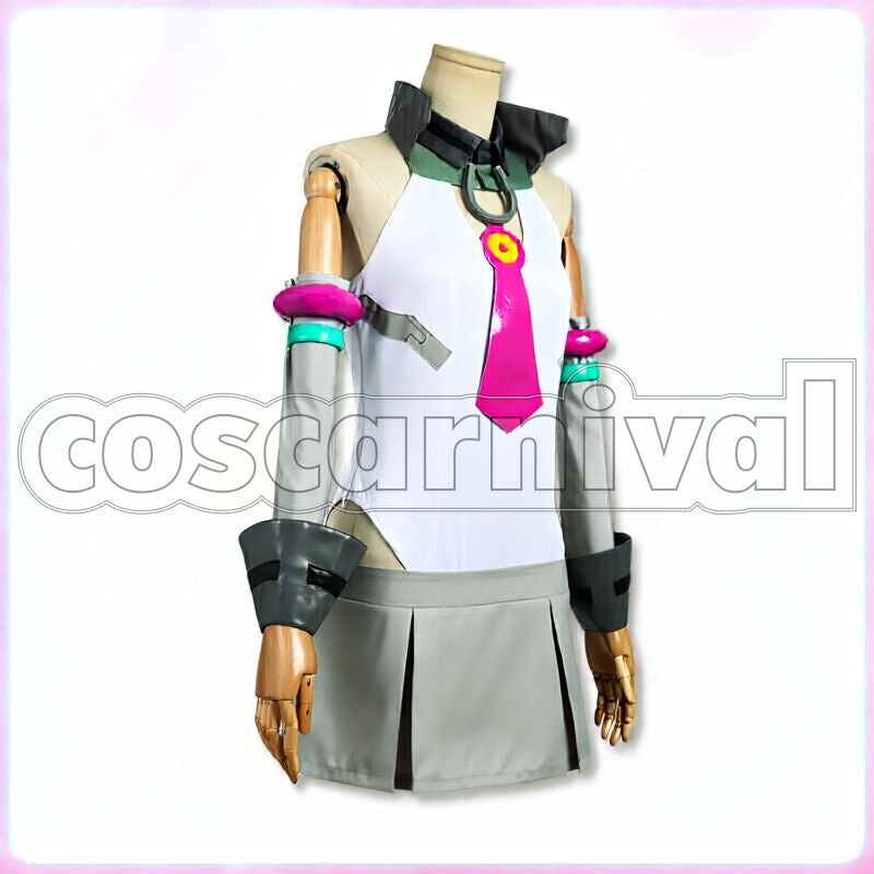 Mihono Bourbon Race Outfit Cosplay cosplay costume from Umamusume: Pretty Derby, front view 4
