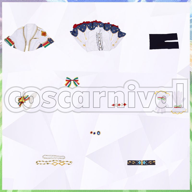 Oguri Cap Ashen Miracle Christmas Outfit Cosplay cosplay costume from Umamusume: Pretty Derby, set view