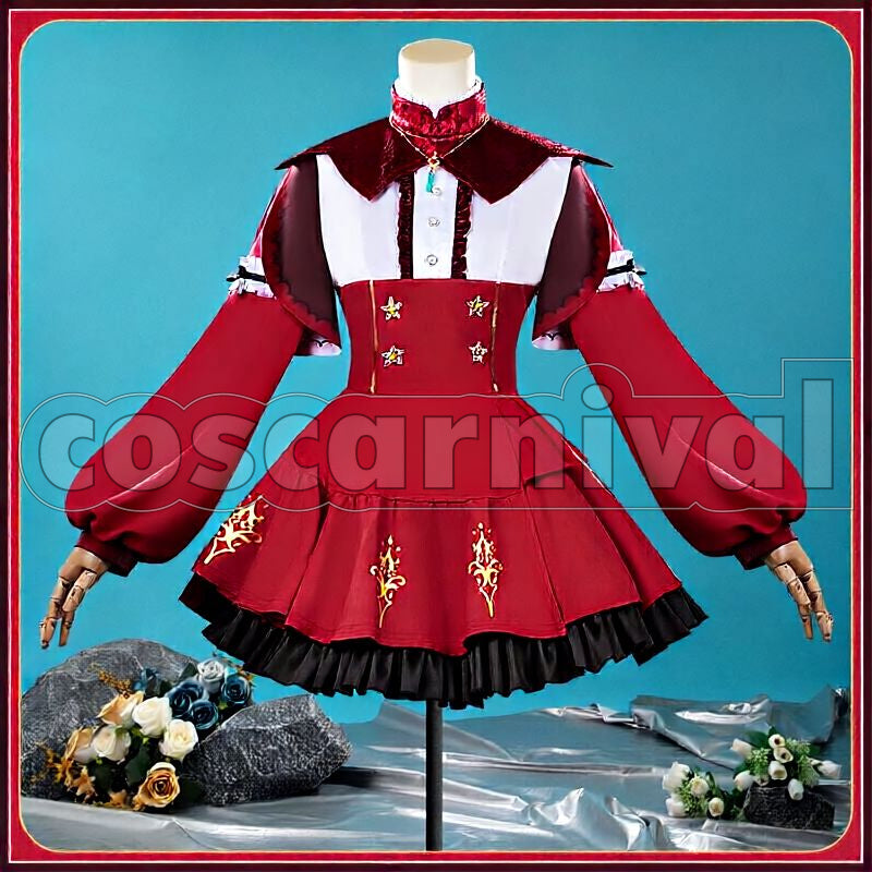 Red Desire Race Outfit Cosplay cosplay costume from Umamusume: Pretty Derby, front view 3