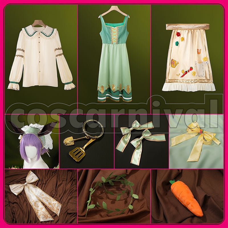 Rice Shower New Outfit Cosplay cosplay costume from Umamusume: Pretty Derby, set view