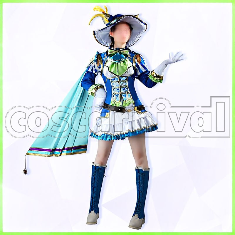 Satono Diamond Chevalier Bleu Cosplay cosplay costume from Umamusume: Pretty Derby, front view 2