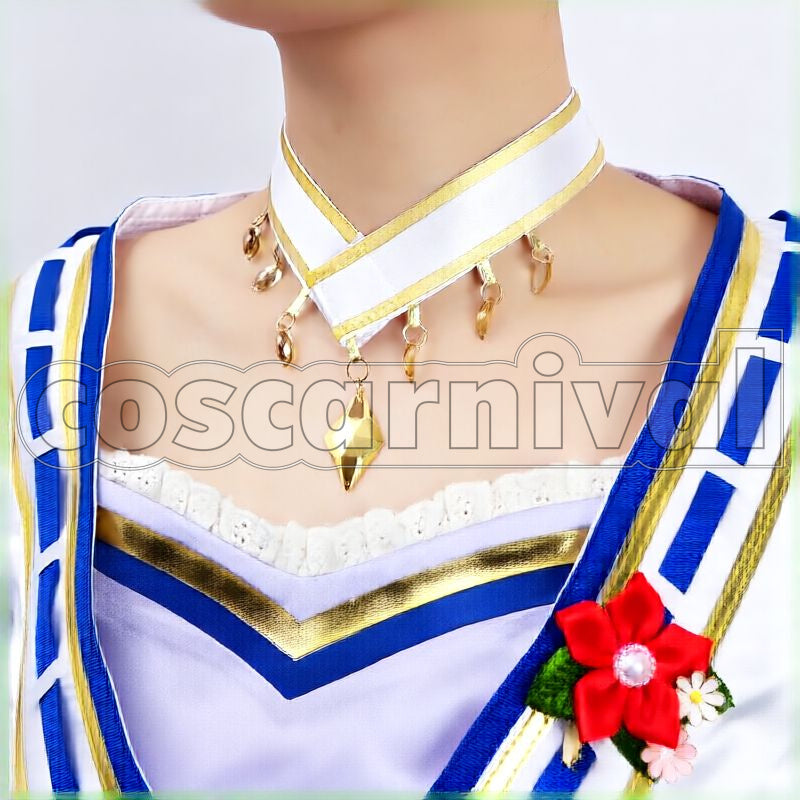 Satono Diamond Jade's Prosperity Miko Outfit Cosplay cosplay costume from Umamusume: Pretty Derby, detail-1