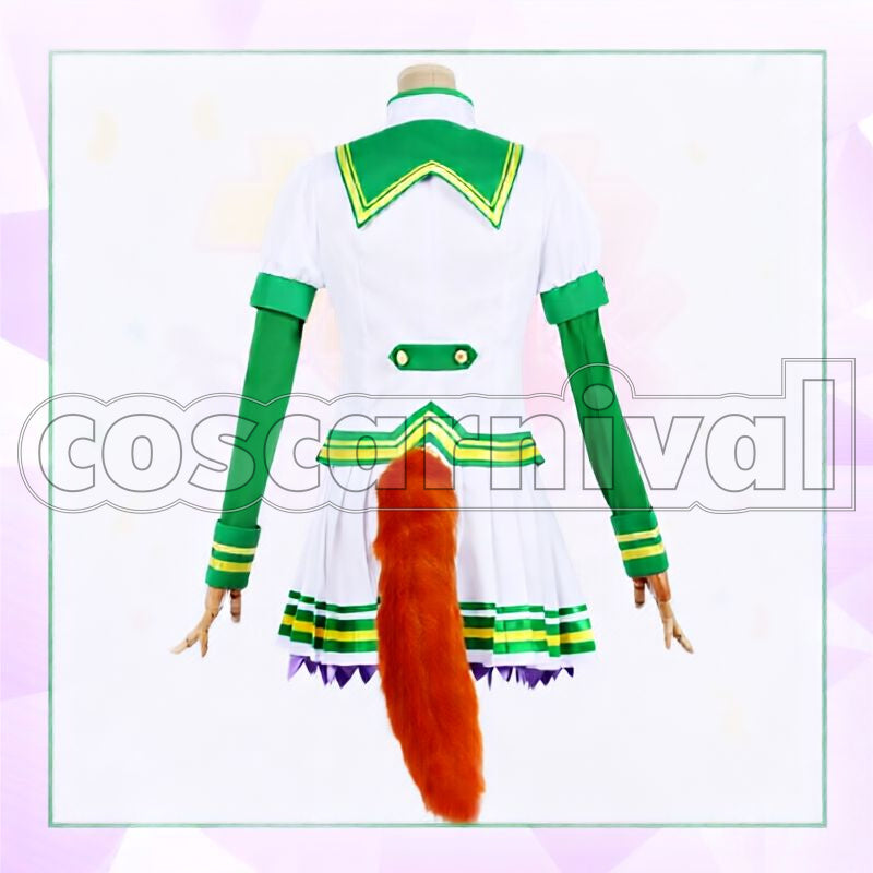 Silence Suzuka Race Outfit Cosplay cosplay costume from Umamusume: Pretty Derby, back view
