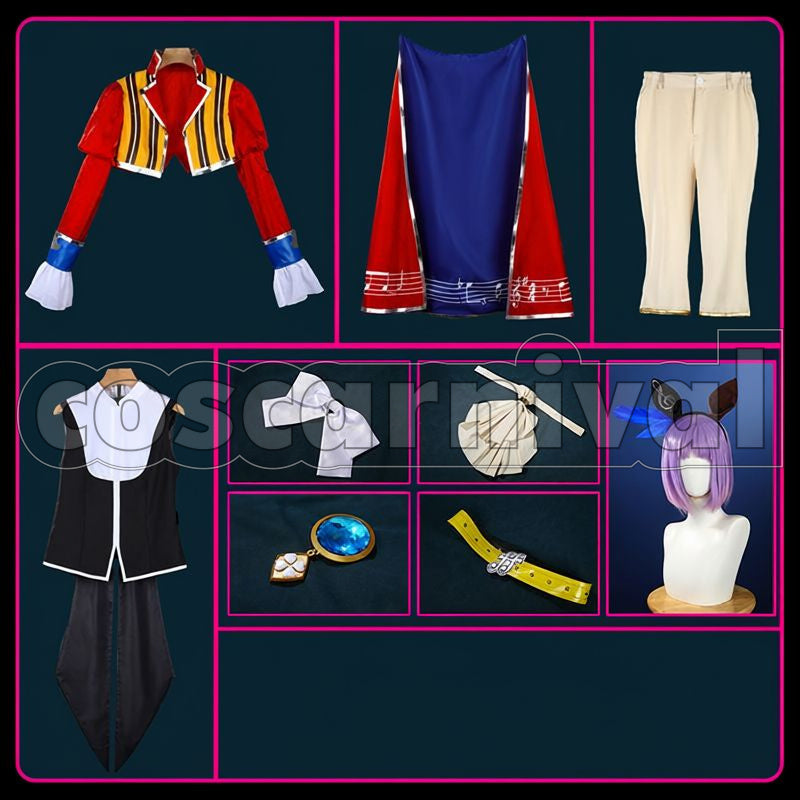 Sounds of Earth Race Outfit Cosplay cosplay costume from Umamusume: Pretty Derby, set view