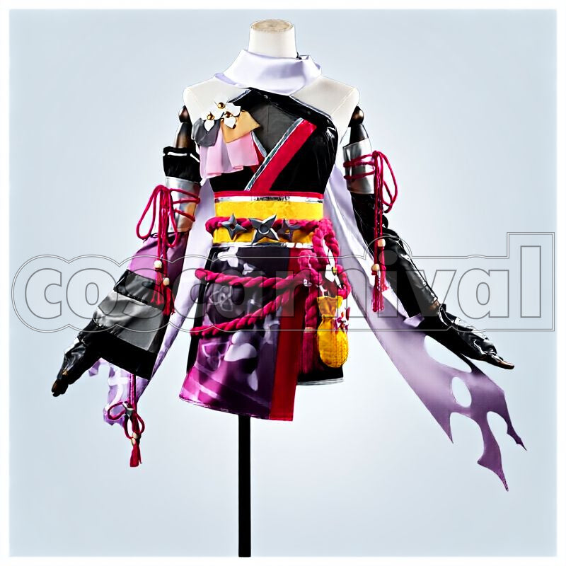 Super Creek Flower Mirage in Blessed Rain Cosplay cosplay costume from Umamusume: Pretty Derby, front view 1