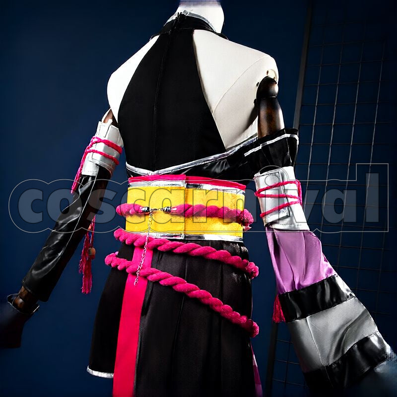 Super Creek Flower Mirage in Blessed Rain Cosplay cosplay costume from Umamusume: Pretty Derby, back view 4
