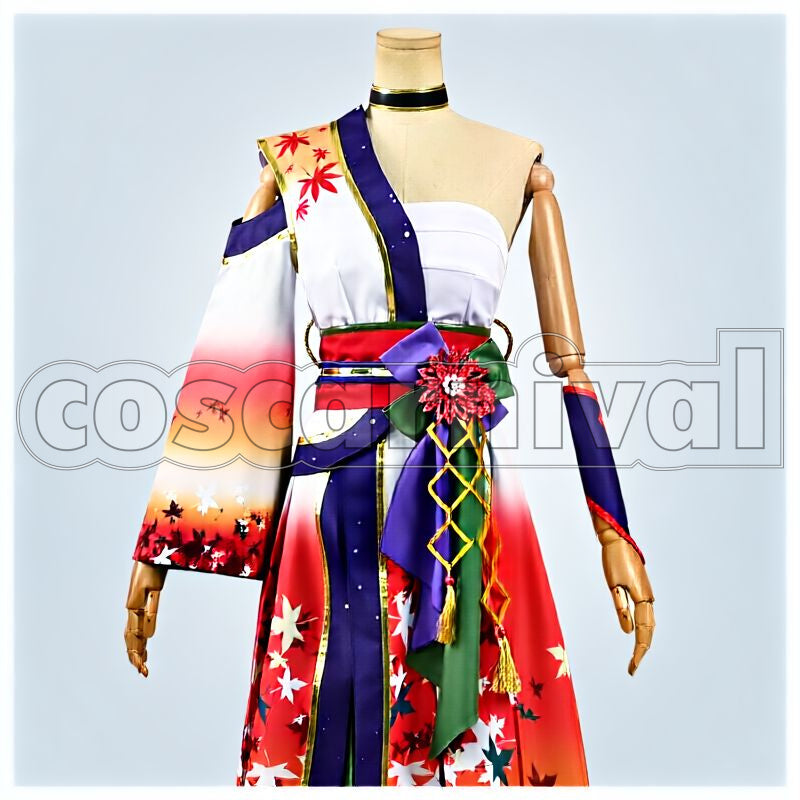 Symboli Rudolf Archer by Moonlight Kimono Cosplay cosplay costume from Umamusume: Pretty Derby, front view 4