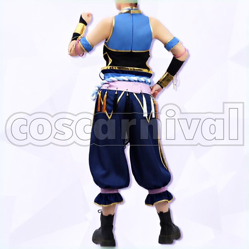 Tamamo Cross Raging Thunder Cosplay cosplay costume from Umamusume: Pretty Derby, back view