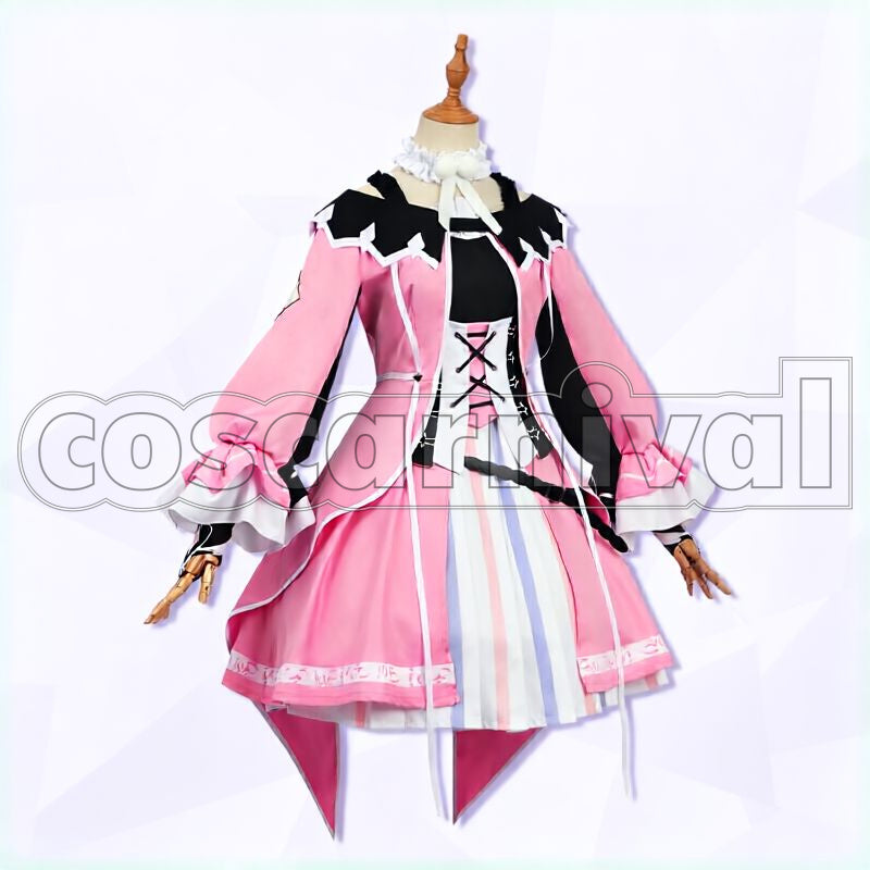 Wonder Acute Race Outfit Cosplay cosplay costume from Umamusume: Pretty Derby, front view 3
