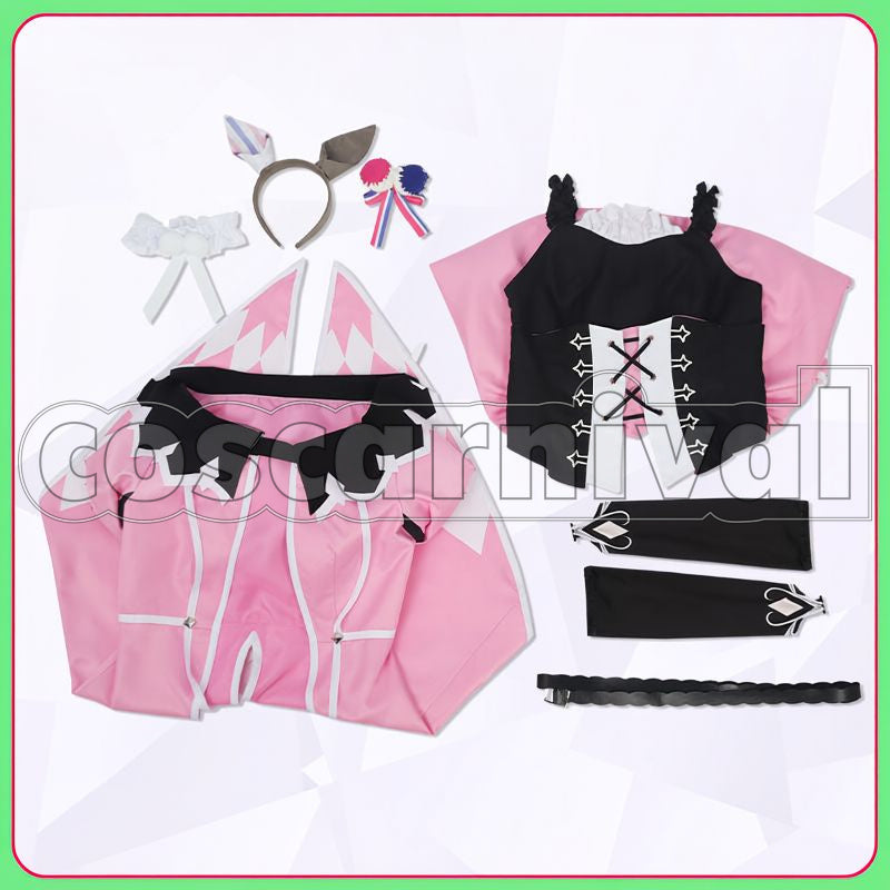 Wonder Acute Race Outfit Cosplay cosplay costume from Umamusume: Pretty Derby, set view