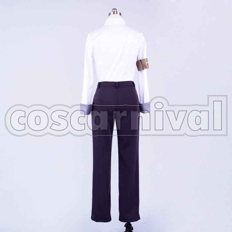 Raishin Akabane cosplay costume from Unbreakable Machine-Doll, back view 2