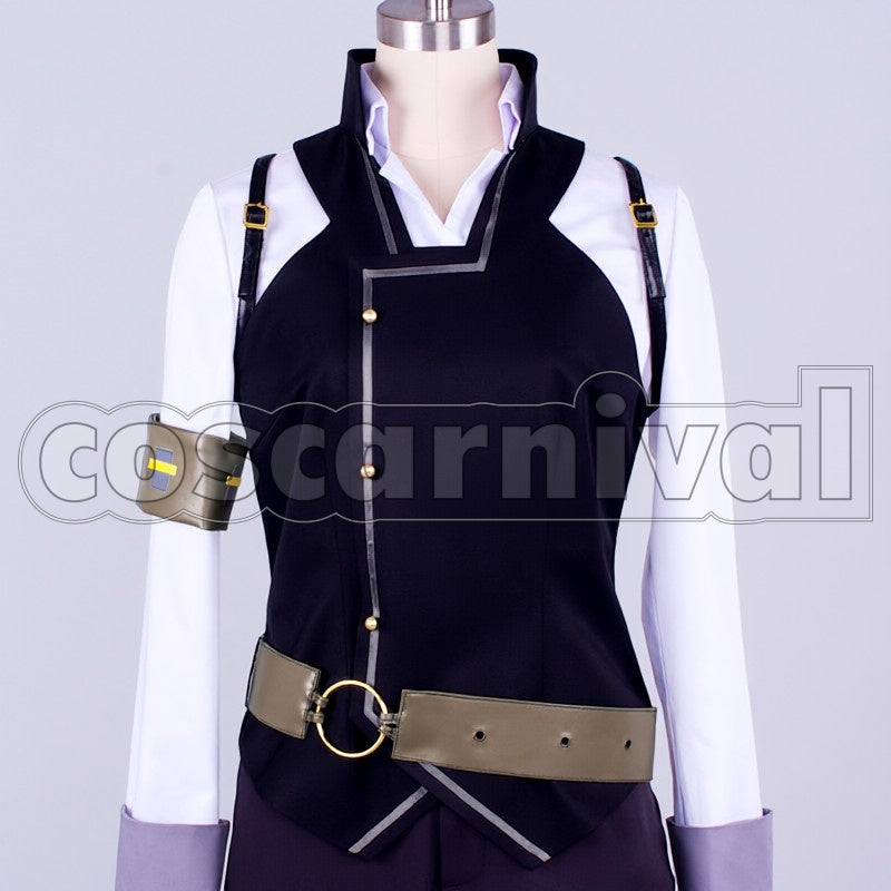 Raishin Akabane cosplay costume from Unbreakable Machine-Doll, detail-10