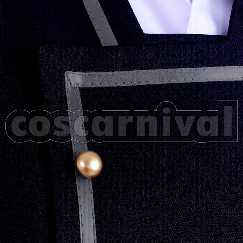 Raishin Akabane cosplay costume from Unbreakable Machine-Doll, detail-4