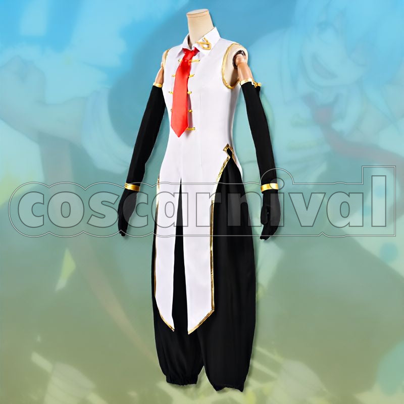 Shen Cosplay cosplay costume from Undead Unluck, front view 3