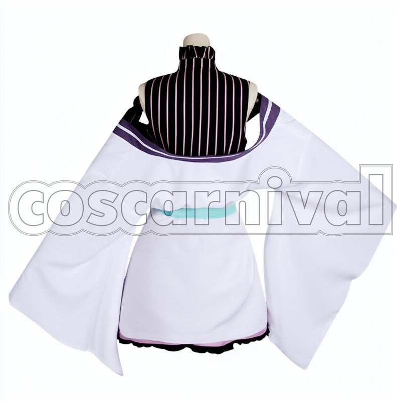 Koume Yukimi cosplay costume from Urara Meirocho, back view