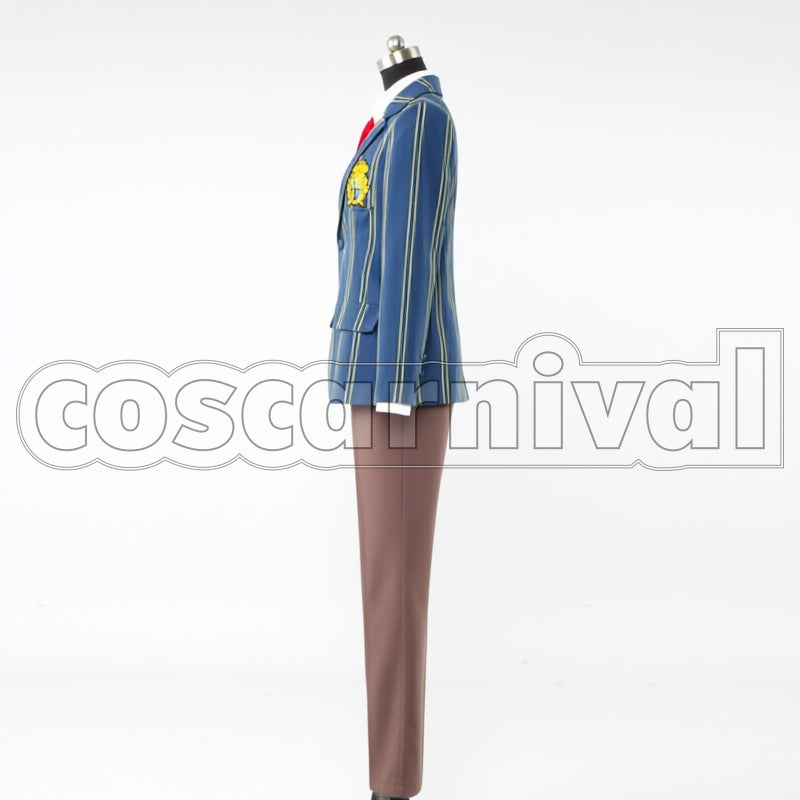 Saotome Academy Class A Otoya Ittoki Boys cosplay costume from Uta no Prince-sama, side view