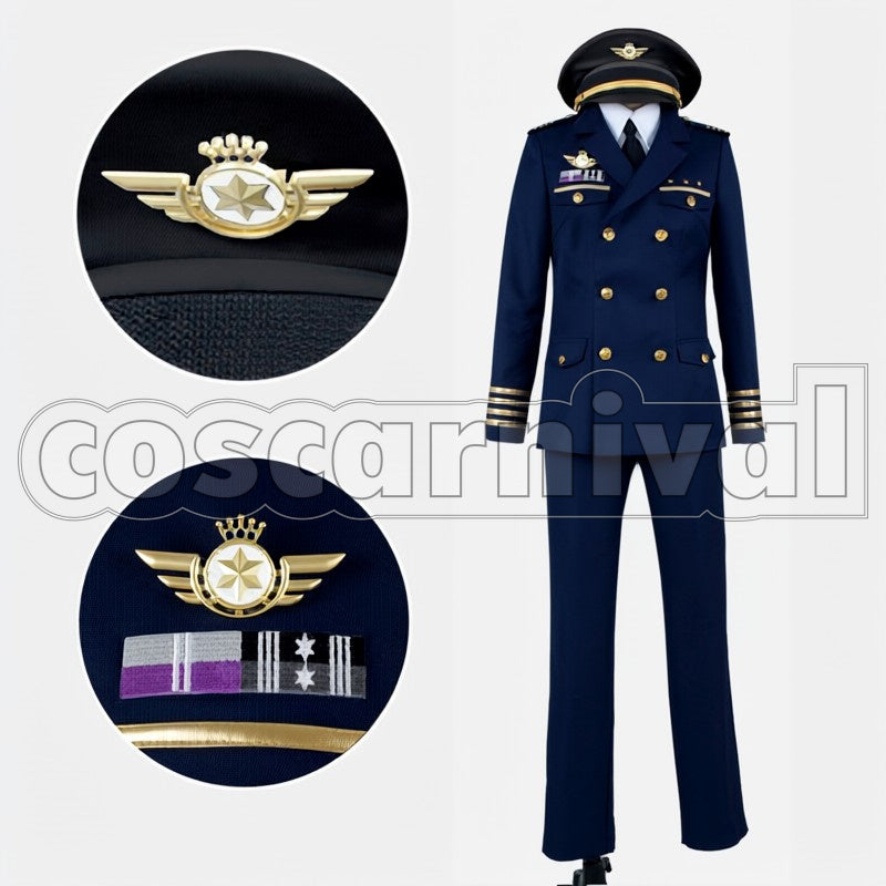 Shining Airlines Senior Pilot cosplay costume from Uta no Prince-sama, front view