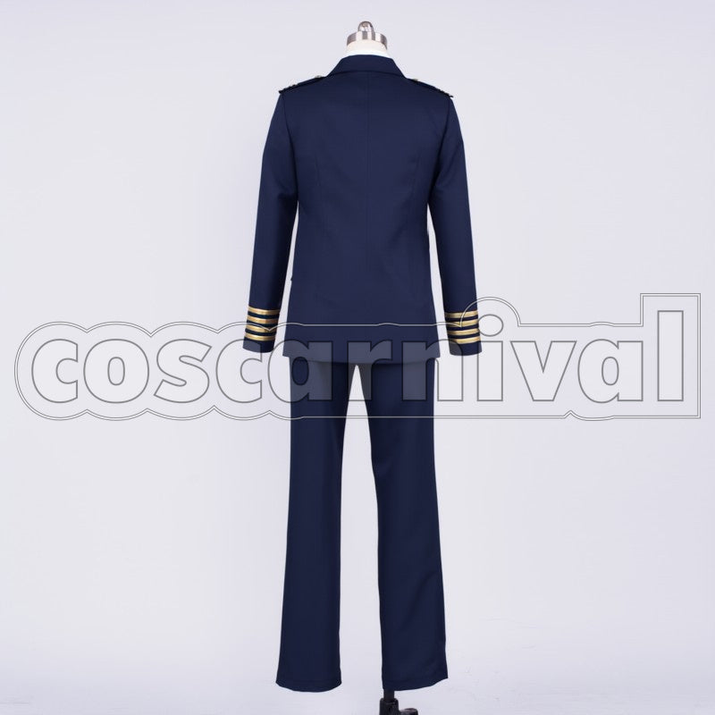 Shining Airlines Senior Pilot cosplay costume from Uta no Prince-sama, back view