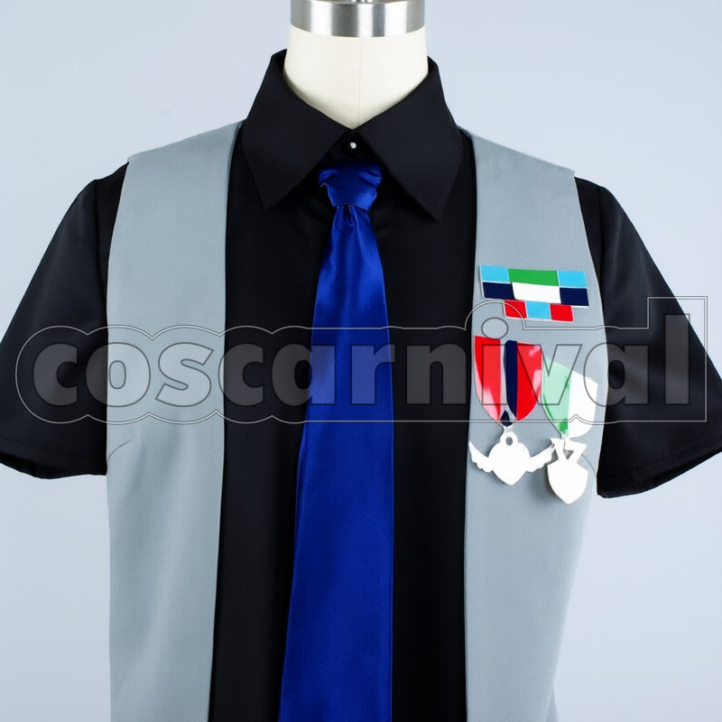 Maji LOVE 2000 Ranmaru Kurosaki cosplay costume from Uta no Prince-sama, front view 3
