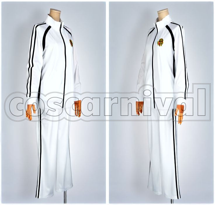 Academy White Jersey Embroidered Back Patch Cosplay cosplay costume from Uta no Prince-sama Saotome, front view 2