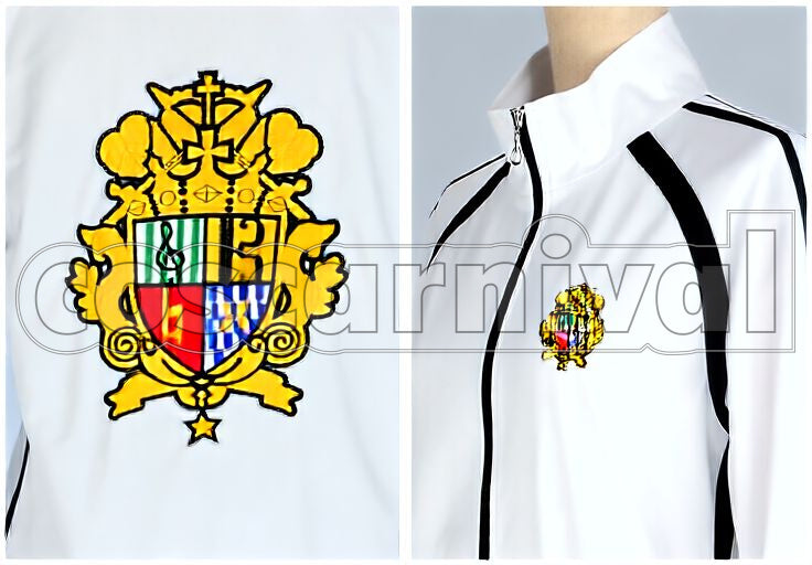 Academy White Jersey Embroidered Back Patch Cosplay cosplay costume from Uta no Prince-sama Saotome, detail-2
