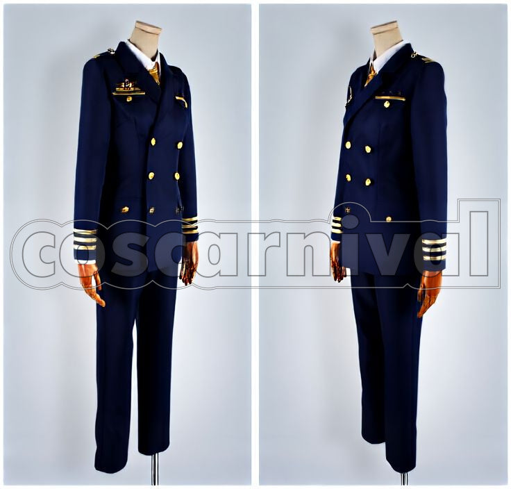Airlines Rookie Pilot Vice Captain Cosplay cosplay costume from Uta no Prince-sama Shining, front view 2