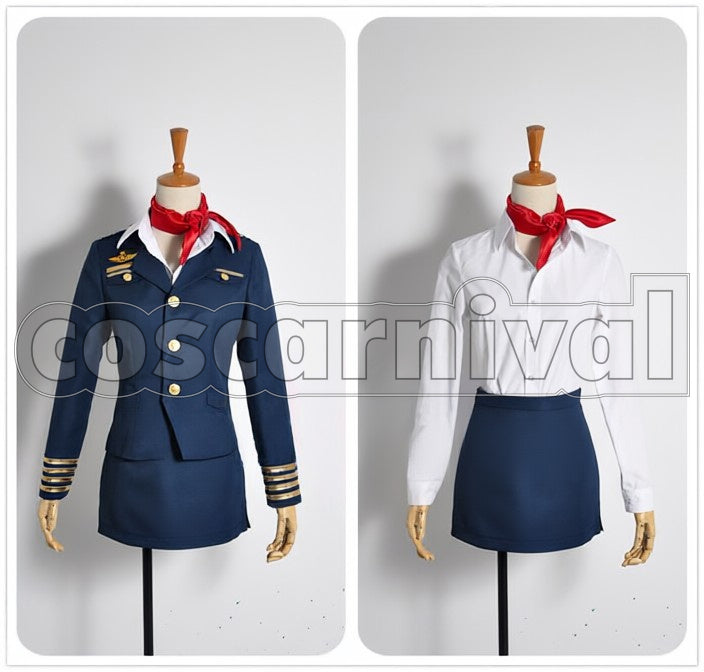 Shining Airlines Ringo Tsukimiya cosplay costume from Uta no Prince-sama, front view