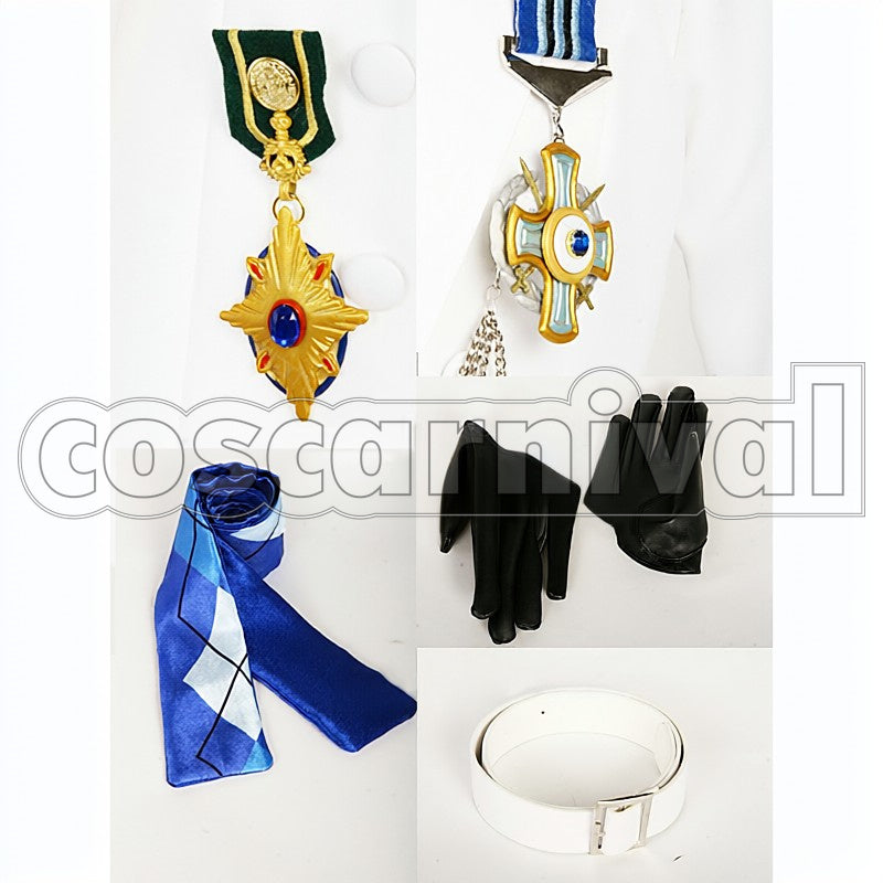 Maji LOVE 2000 White Badge Tokiya Ichinose cosplay costume from Uta no Prince-sama, detail-1