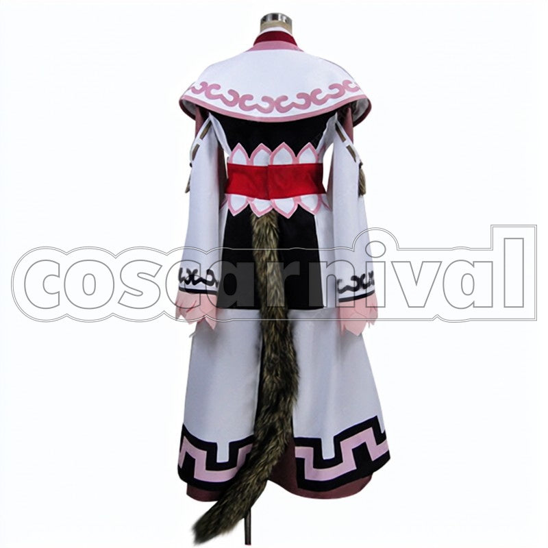 Faces Rurutie cosplay costume from Utawarerumono: The False, back view