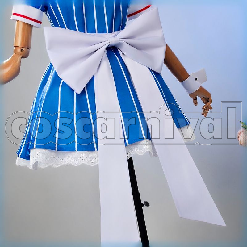 Miku Mesmerizer Cosplay cosplay costume from Vocaloid Hatsune, back view 2
