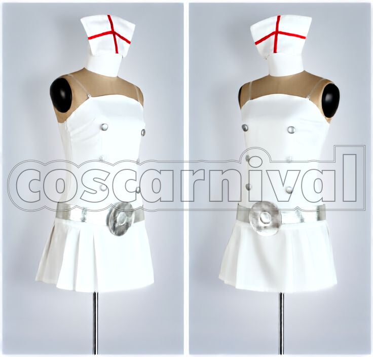 Miku Project DIVA 2nd Spacy Nurse Cosplay cosplay costume from Vocaloid Hatsune, front view 2