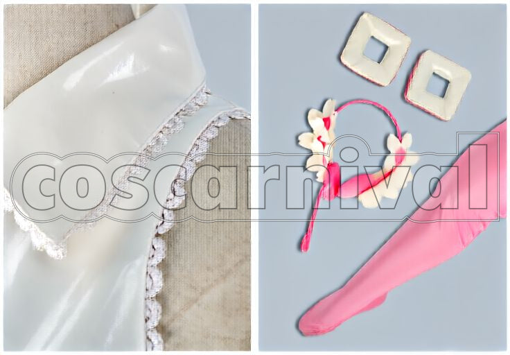 Miku Sakura Miku Cosplay cosplay costume from Vocaloid Hatsune, accessory set view