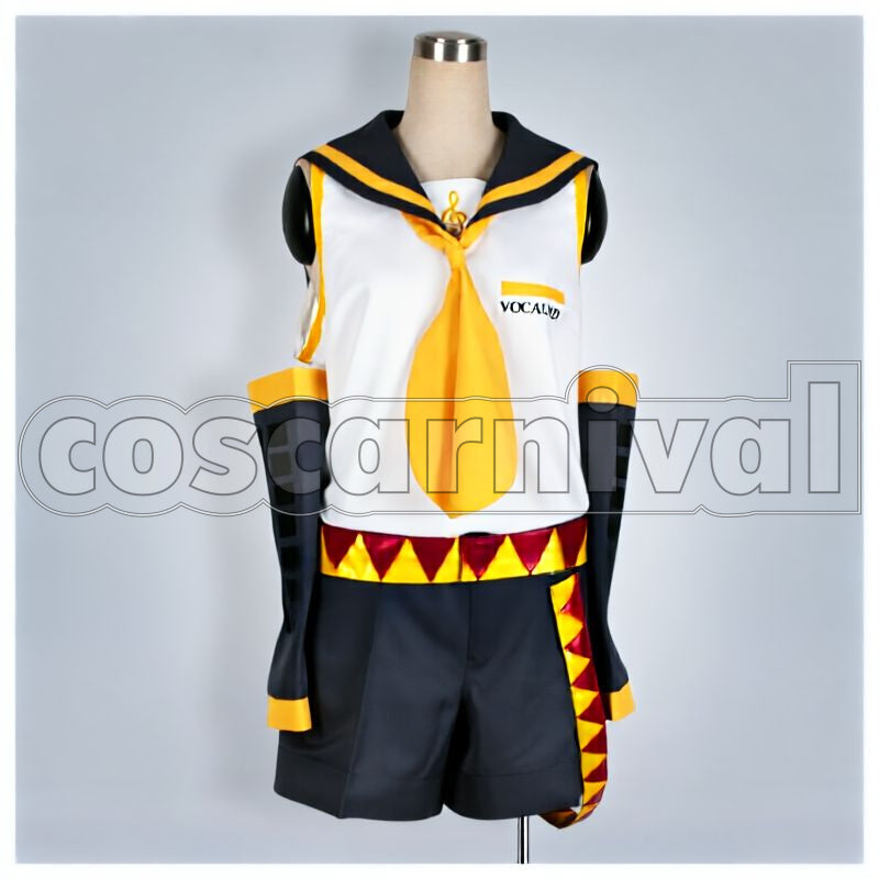 Rin CV02 Cosplay cosplay costume from Vocaloid Kagamine, front view