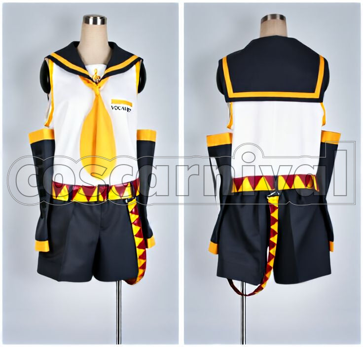 Rin CV02 Cosplay cosplay costume from Vocaloid Kagamine, detail-1
