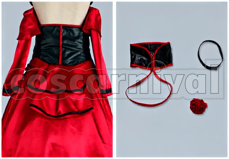 Evil Food Eater Conchita Cosplay cosplay costume from Vocaloid MEIKO, set view