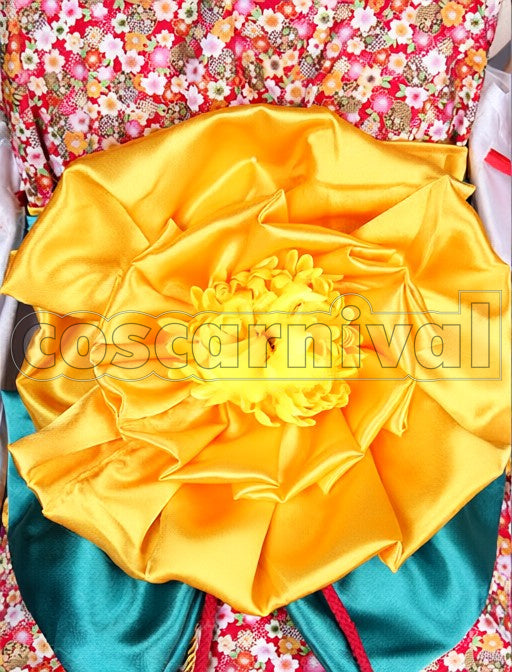 GUMI Hana no Mai Kimono cosplay costume from Vocaloid, detail-5
