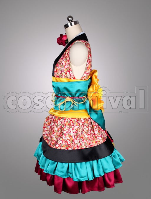 GUMI Hana no Mai Kimono cosplay costume from Vocaloid, side view 2