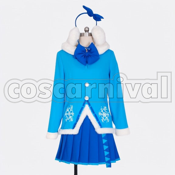 Wonder Festival 2012 cosplay costume from Vocaloid Snow Miku, front view