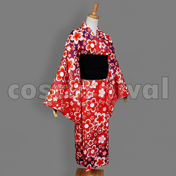 DIVA f MEIKO cosplay costume from Vocaloid Vocaloid Project, side view