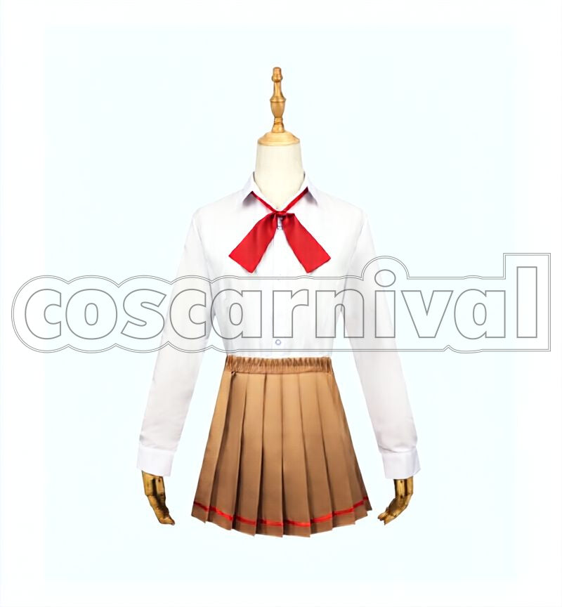 Learn Fumino Furuhashi Cosplay cosplay costume from We Never, front view 4