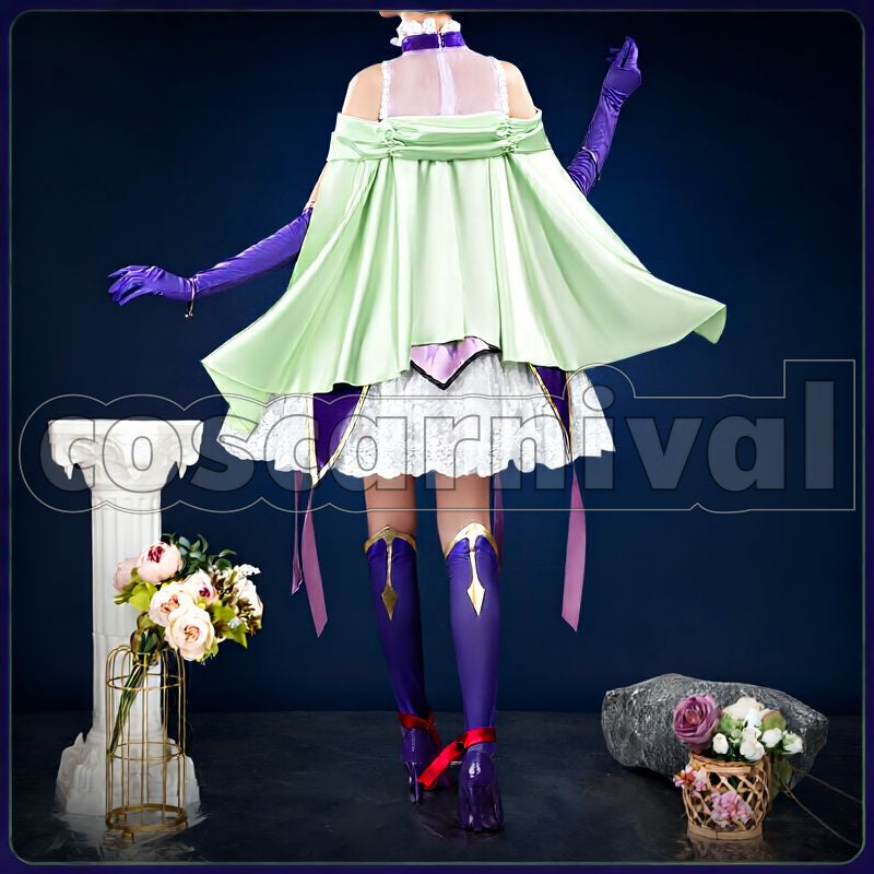 Cure! Cure Magical Diamond Style Cosplay cosplay costume from Witchy Pretty, back view 1