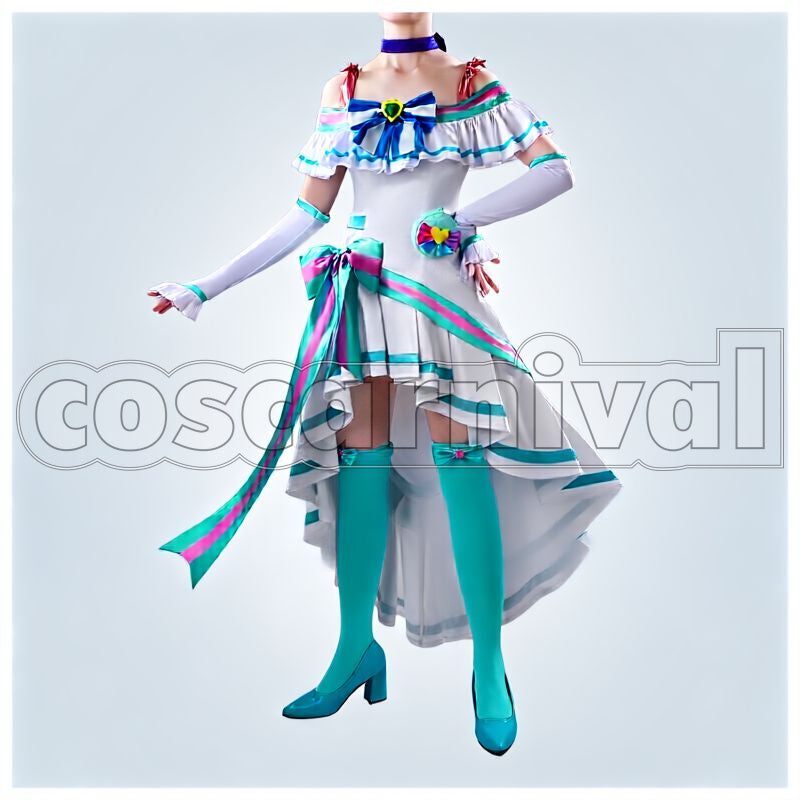 Cure Lillian Cosplay cosplay costume from Wonderful Precure!, front view 1